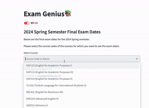 Exam Genius