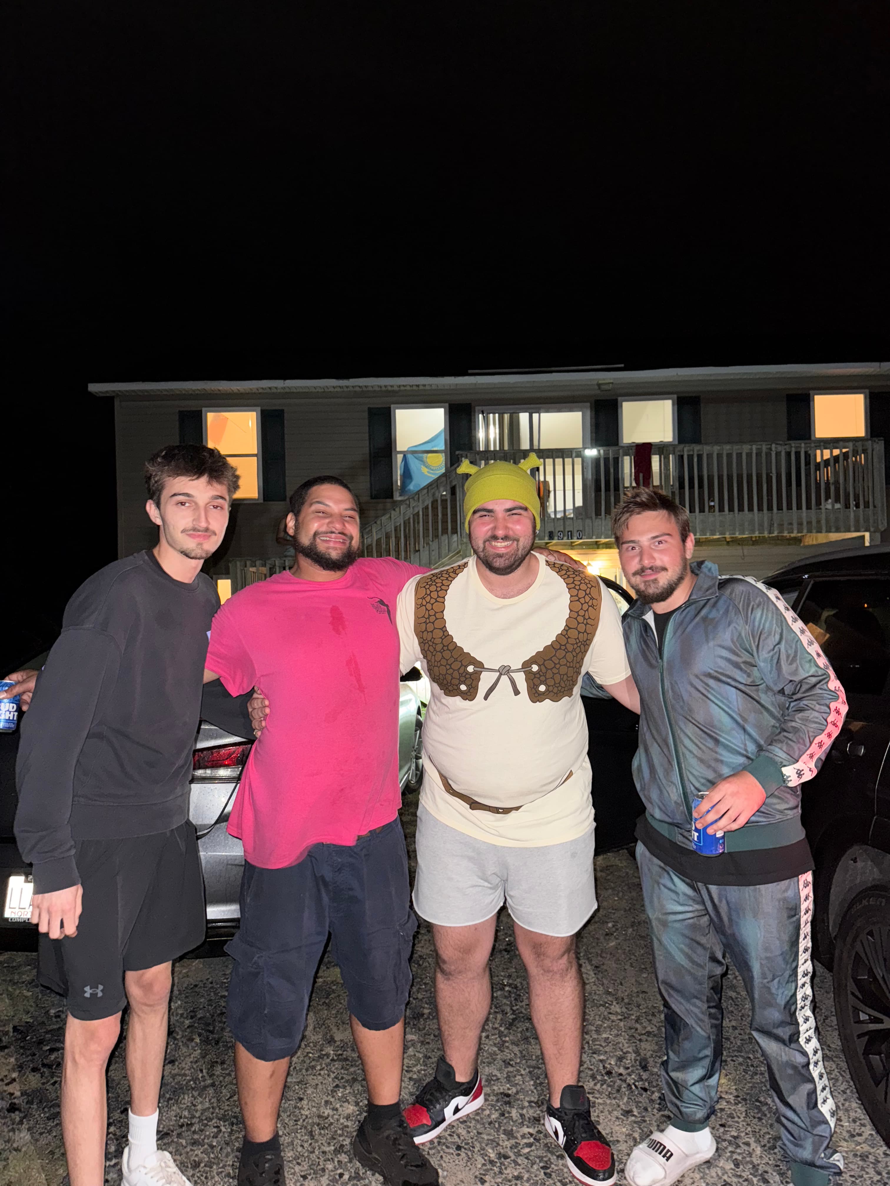 Having fun with friends